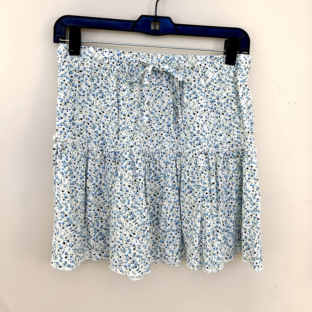 Indigo Rein Flowly Floral Skirt